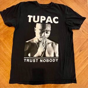 2PAC Tupac Official Merchandise Trust Nobody T-Shirt Men’s M hip Hop Rap Adult